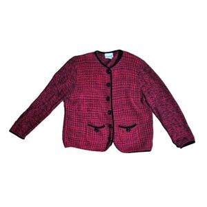 Women's BRECKENRIDGE Petite Button Down Cardigan Sweater Size PL